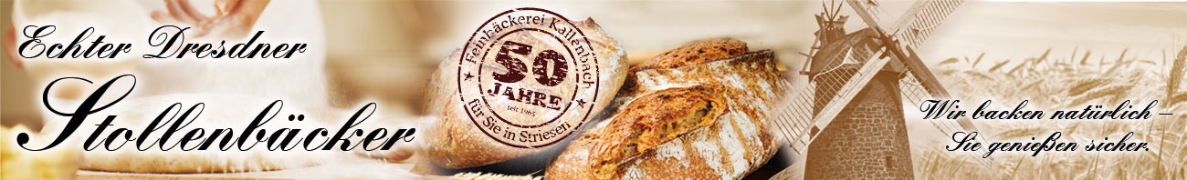 Banner Feinbäckerei Kallenbach